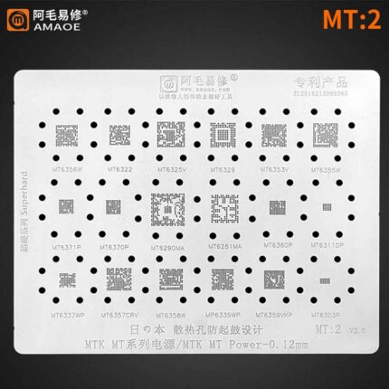 Amaoe MT2 Stencil For MTK MT Power