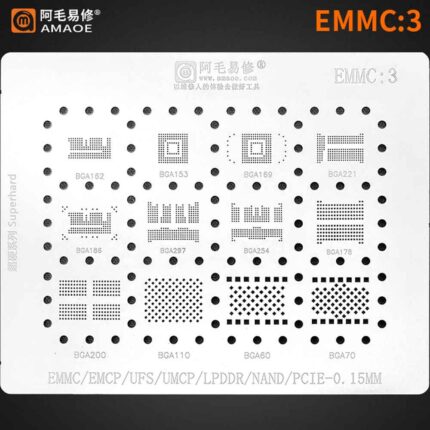 AMAOE EMMC3 Stencil-EMMC3