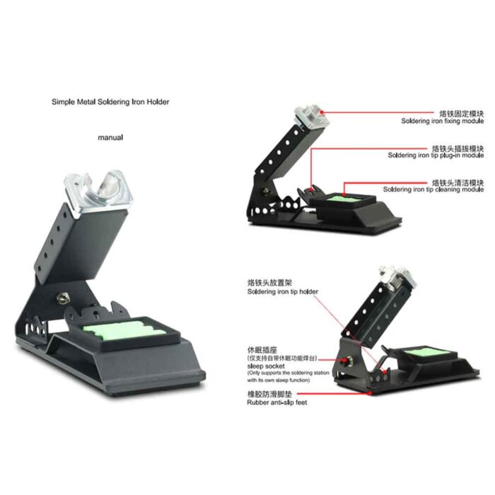 Fonekong FK-C210 Intelligent Soldering Station 2S Fast Heating Smart Sleep Sensor Electric Welding Iron For BGA Repair Tools