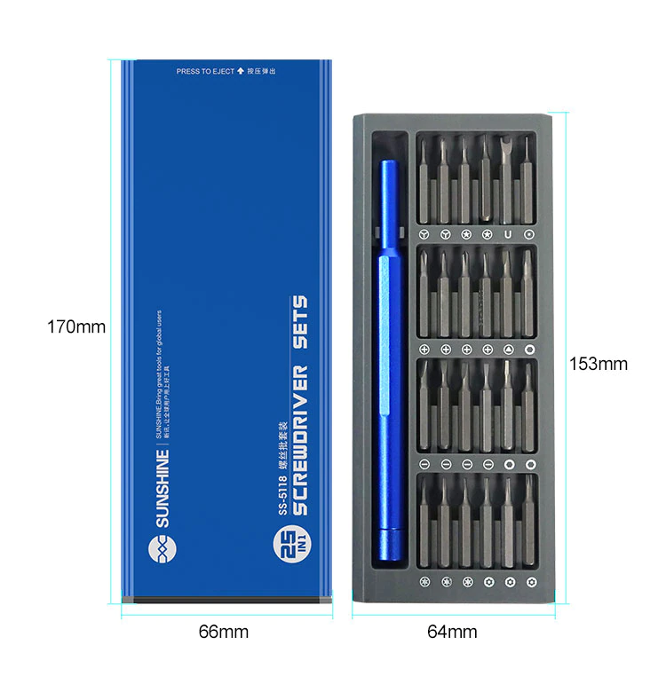 Sunshine SS-5118 Screwdriver Set