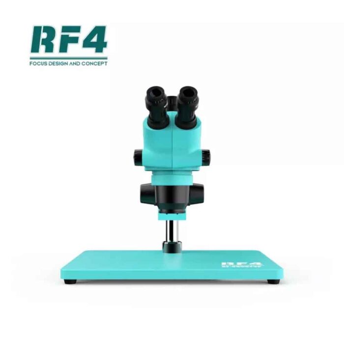 RF4 RF-6565TVP Trinocular Stereo Microscope with Big Base 6.5X~65X Zoom - 3D Continuous Zoom